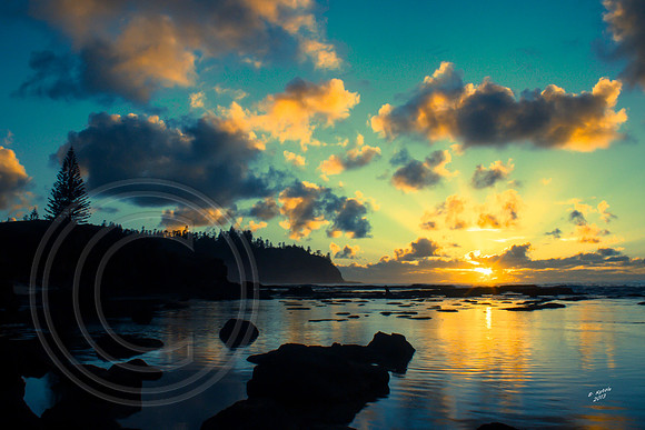 Cemetery Bay Sunrise, Norfolk Island